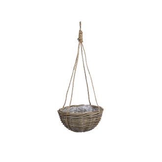 Marcia basket round hanging grey - h