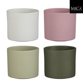 Rolf pot round white l. grey anthrac