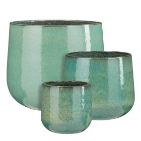 Torino A round l. green set of 3 - h