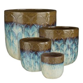 Tuapi A round cream set of 4 - h45xd