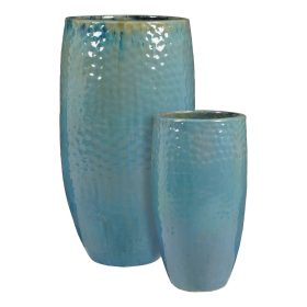 Vulcano A round l. blue set of 2 - h