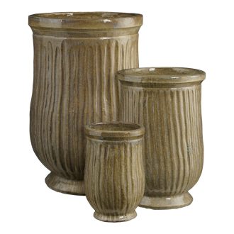 Bauru B round cream set of 3 - h77xd