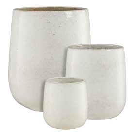 Torino B round white set of 3 - h50x