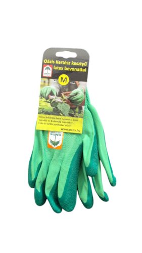 Oázis Kertész kesztyû latex M